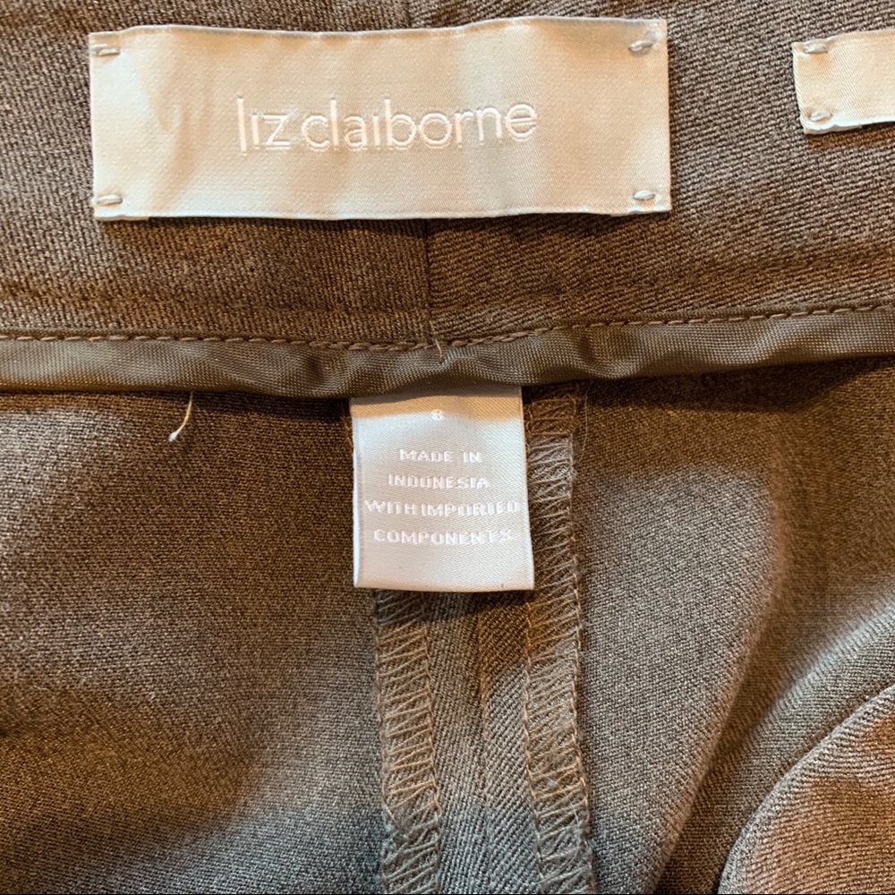 Liz Claiborne Brown Slacks - Picture 4 of 5